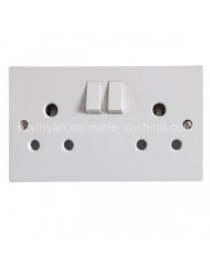 ELEC SOCKET DBL ROUND 15A