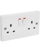 ELEC SOCKET DOUBLE 13A
