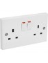 ELEC SOCKET DOUBLE 13A
