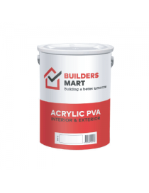 PAINT ACRYLIC PVA BUILDERS MART 5L CREAM