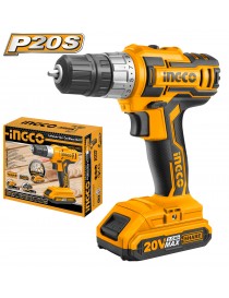 INGCO CDLI20024 LION DRILL+1BATT+1CHRGR